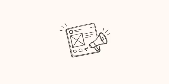 SNS告知のサポートイメージ